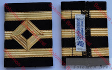 Load image into Gallery viewer, Chief Officer Soft Epaulettes - Merchant Navy - Solomon Brothers Apparel
