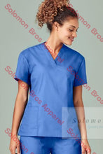 Load image into Gallery viewer, Classic Ladies Scrub Top - Solomon Brothers Apparel
