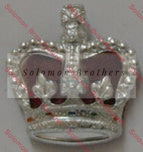 Crowns - Metal Silver Bullion Badge