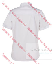 Load image into Gallery viewer, Epaulette Shirt Ladies Short Sleeve - Solomon Brothers Apparel

