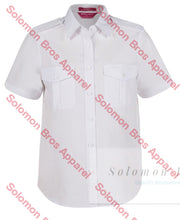 Load image into Gallery viewer, Epaulette Shirt Ladies Short Sleeve - Solomon Brothers Apparel
