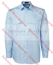 Load image into Gallery viewer, Epaulette Shirt Men’s Long Sleeve - Solomon Brothers Apparel
