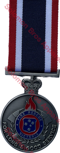 Fire Rescue Victoria (Frv) Long Service Medal Medals