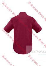 Load image into Gallery viewer, Haven Mens Short Sleeve Shirt Cherry - Solomon Brothers Apparel

