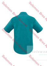 Load image into Gallery viewer, Haven Mens Short Sleeve Shirt Teal - Solomon Brothers Apparel
