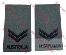 Load image into Gallery viewer, Insignia Corporal RAAF Shoulder Insignia
