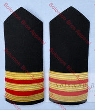 Load image into Gallery viewer, Medical Hard Epaulettes - Merchant Navy Shoulder Insignia
