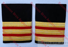 Load image into Gallery viewer, Medical Soft Epaulettes 3 Bar - Merchant Navy Shoulder Insignia
