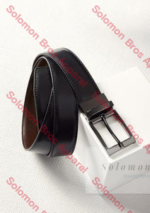 Mens Leather Reversible Belt - Solomon Brothers Apparel