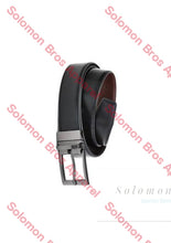 Load image into Gallery viewer, Mens Leather Reversible Belt - Solomon Brothers Apparel

