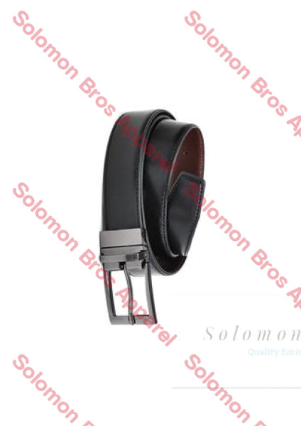 Mens Leather Reversible Belt - Solomon Brothers Apparel