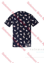 Load image into Gallery viewer, Mens Printed Scrub Top - Solomon Brothers Apparel
