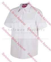 Load image into Gallery viewer, Merchant Navy Epaulette Shirt Ladies Short Sleeve - Solomon Brothers Apparel
