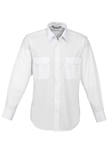 Merchant Navy Epaulette Shirt Mens Long Sleeve - Solomon Brothers Apparel