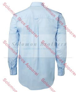 Merchant Navy Epaulette Shirt Mens Long Sleeve - Solomon Brothers Apparel