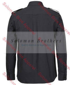 Merchant Navy Epaulette Shirt Mens Long Sleeve - Solomon Brothers Apparel