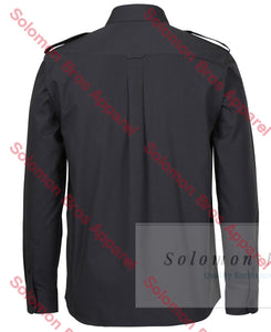 Merchant Navy Epaulette Shirt Mens Long Sleeve - Solomon Brothers Apparel
