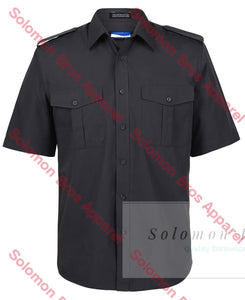 Merchant Navy Epaulette Shirt Mens Short Sleeve - Solomon Brothers Apparel