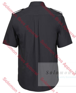 Merchant Navy Epaulette Shirt Mens Short Sleeve - Solomon Brothers Apparel