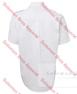 Merchant Navy Epaulette Shirt Mens Short Sleeve - Solomon Brothers Apparel