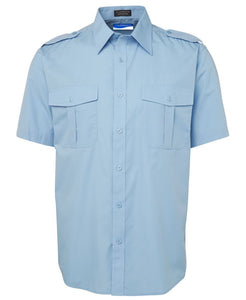 Merchant Navy Epaulette Shirt Mens Short Sleeve - Solomon Brothers Apparel