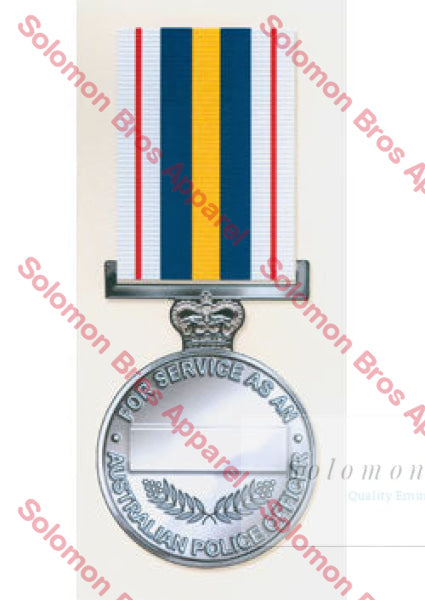 National Police Service Medal - Solomon Brothers Apparel