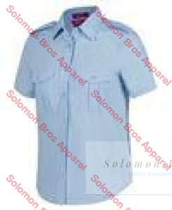 Pilot Epaulette Shirt Ladies Short Sleeve - Solomon Brothers Apparel