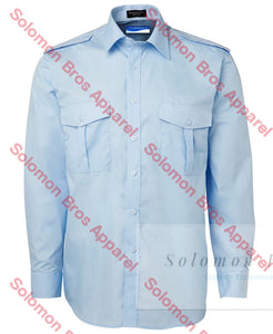 Pilot Epaulette Shirt Mens Long Sleeve - Solomon Brothers Apparel