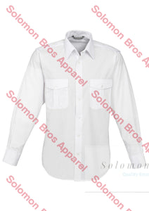Pilot Shirts Epaulette Mens Long Sleeve RMIT - Solomon Brothers Apparel