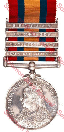 Queens South Africa Medal - Solomon Brothers Apparel