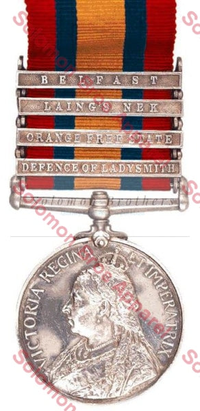Queens South Africa Medal - Solomon Brothers Apparel