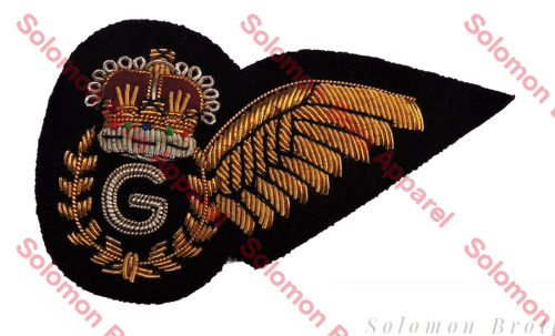 R.A.A.F Badge, Gunner, Half Wing - Solomon Brothers Apparel