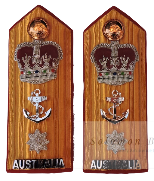 R.A.N. Commodore Medical Surgeon Shoulder Board - Solomon Brothers Apparel