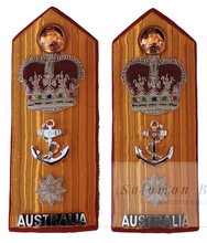 Load image into Gallery viewer, R.A.N. Commodore Medical Surgeon Shoulder Board - Solomon Brothers Apparel
