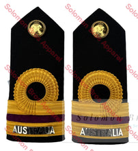 Load image into Gallery viewer, R.A.N. Lieutenant Marine Engineer Officer Shoulder Board Shoulder Insignia
