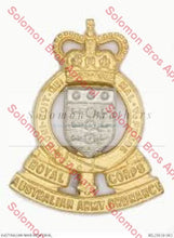 Load image into Gallery viewer, Royal Australian Army Ordinance Corps Cap Badge - Solomon Brothers Apparel
