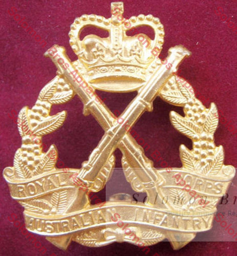 Royal Australian Infantry Corps Cap Badge - Solomon Brothers Apparel
