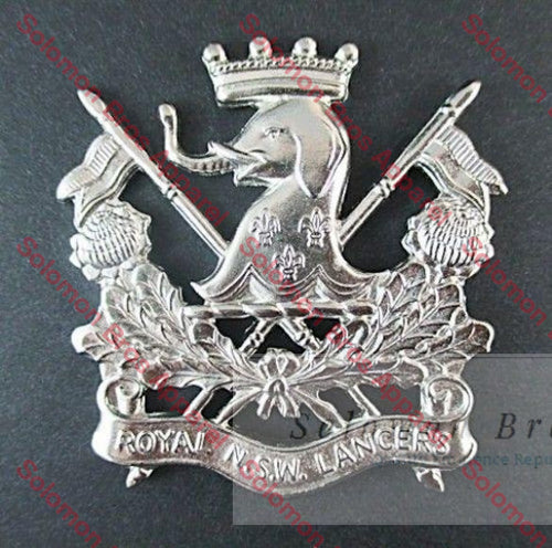 Royal N.S.W. Lancers 1/15th Cap Badge - Solomon Brothers Apparel