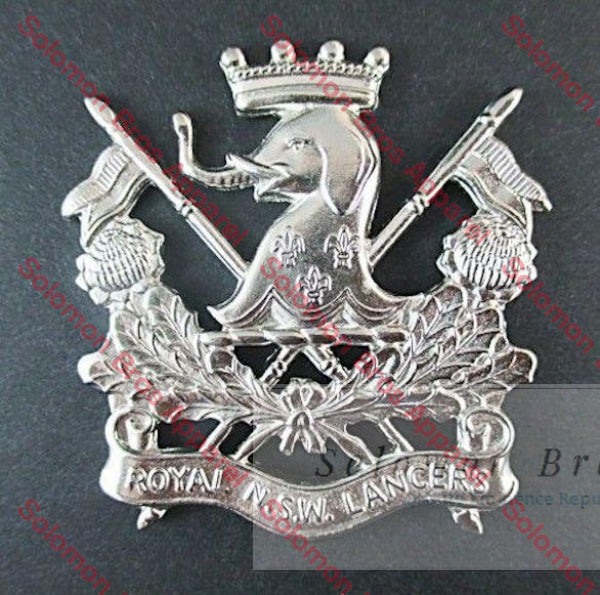 Royal N.S.W. Lancers 1/15th Cap Badge - Solomon Brothers Apparel