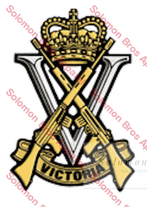 Royal Victorian Regiment Cap Badge - Solomon Brothers Apparel