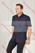 Load image into Gallery viewer, Sorrento Care Mens Short Sleeve Shirt - Solomon Brothers Apparel

