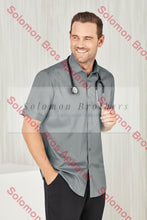 Load image into Gallery viewer, Sorrento Care Mens Short Sleeve Shirt - Solomon Brothers Apparel

