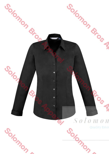 Sorrento Ladies Long Sleeve Blouse - Solomon Brothers Apparel