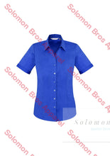 Load image into Gallery viewer, Sorrento Ladies Short Sleeve Blouse - Solomon Brothers Apparel
