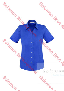 Sorrento Ladies Short Sleeve Blouse - Solomon Brothers Apparel