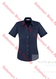 Sorrento Ladies Short Sleeve Blouse - Solomon Brothers Apparel