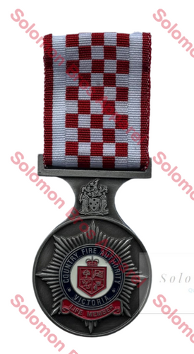 Victorian Country Fire Authority Long Service Medal Medals
