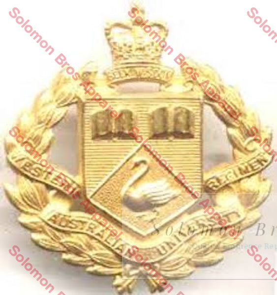 Western Australia University Regiment Badge - Solomon Brothers Apparel