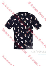 Load image into Gallery viewer, Womens Printed Scrub Top - Solomon Brothers Apparel
