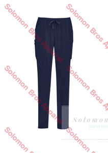 Womens Slim Leg Scrub Pant Midnight Navy / Xxsm Health & Beauty
